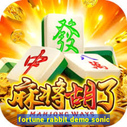 fortune rabbit demo sonic